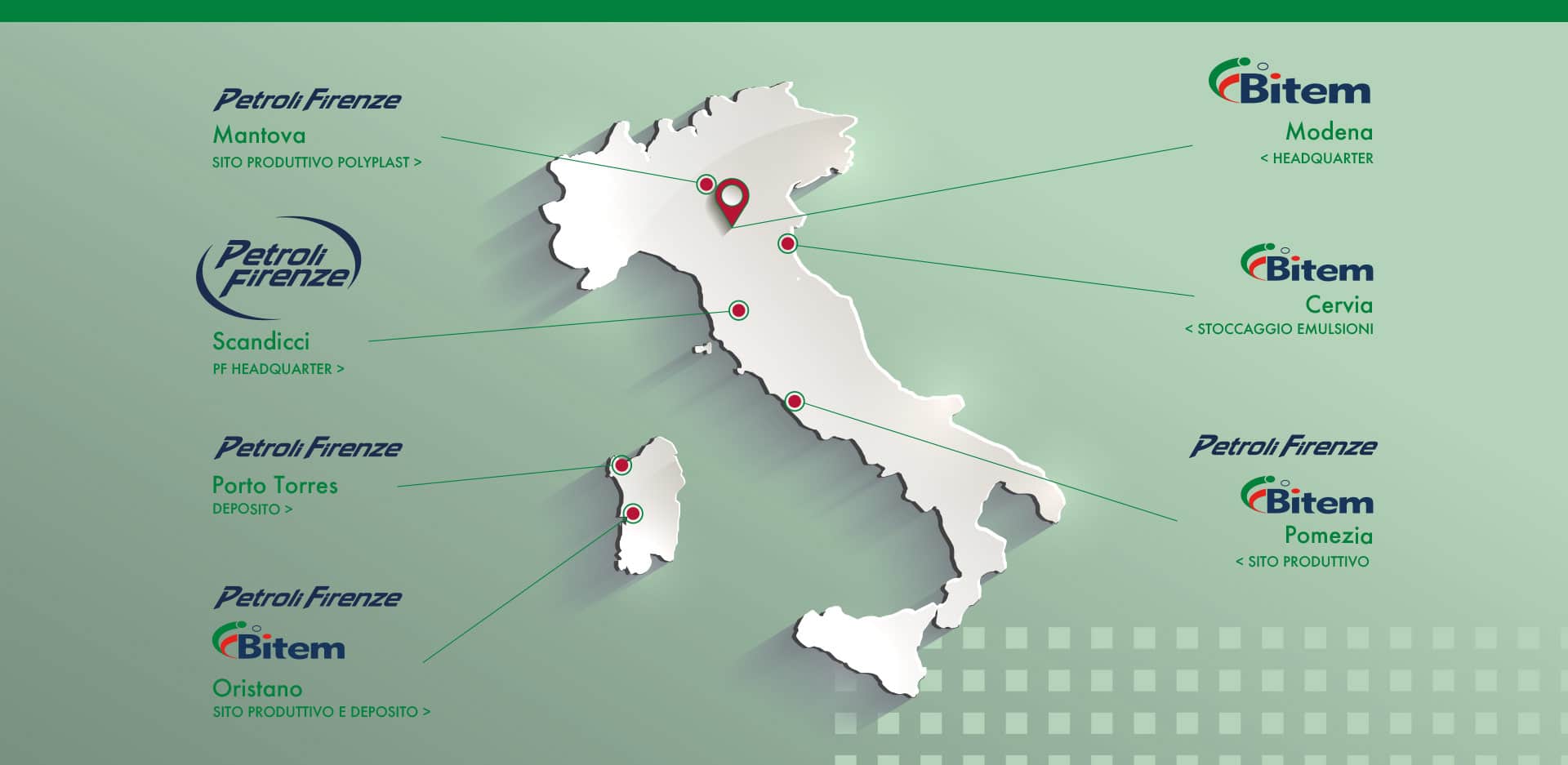 Mappa italia Bitem